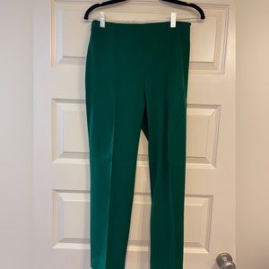 Zara green work trousers